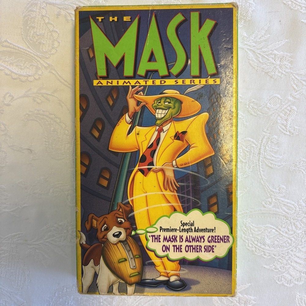 Mask Animated Series VHS Tape, The Mask Always Greener Other Side 90s